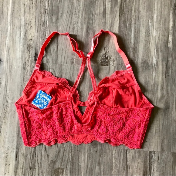 Free People Eye of The Sun Bralette (Red Combo) - Picture 3 of 8